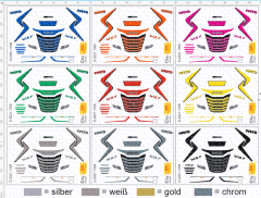 D-2021.1009 - Decalsatz Iveco S-Way Iveco S-Way Logo und Schrift - 1 Stück - 1:87 Farbwunsch