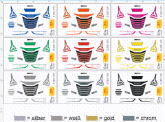 D-2021.1011 - Decalsatz Iveco S-Way Iveco Münster Logo mit Schift - 1 Stück - 1:87 Farbwunsch