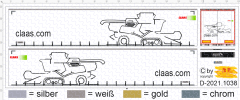 D-2021.1038 - Decalsatz Claas Auflieger Version VI - 1:87
