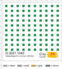 D-2021.1045 Decals Notaussstieg Schilder 2x2 mm 100 Stück 1:87 zb. für Busse