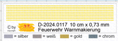 D-2024.0117 Decalsatz Feuerwehr Warnmakierungen 1:87