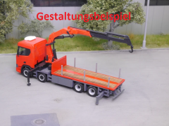 EM118 Bausatz Pritsche und Chassis Verkleidung für 8x4 Ladekran LKW 1:87