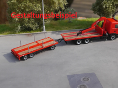 EM128.0 Bausatz für Pritschen HZ mit Kran und Anhänger
