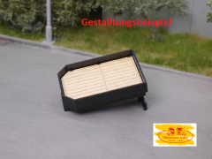 EM605 Holz Auflage für Herpa THP Schwanenhals hell