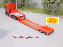 EM102 Bausatz Tiefbett Auflieger 2achs, teleskopierbar für Umbau - Eigenbau 1:87
