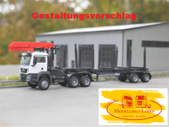 EM244 Bausatz für Langholz LKW auf Kibri Basis ohne Kabine / Kran 1:87