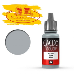 VA 72.052 Vallejo Game Color: 052 Silver, 17 ml