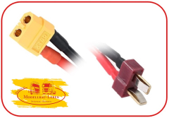 Absima 3040050 - Ladekabel XT60 auf T-plug 15cm