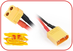 Absima 3040053 - Ladekabel XT60 auf XT90 15cm