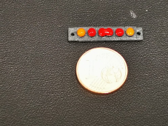 PM 040821 - 3 D Druck Ersatzbeleuchtungsbalken bei geschleppten Fahrzeugen (1 Stück) - 1:87