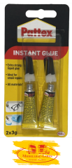 327095 Pattex Instant Glue Sekundenkleber 2x 3 gramm