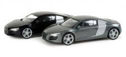 Herpa 033640 Audi R8 hellblau-metallic