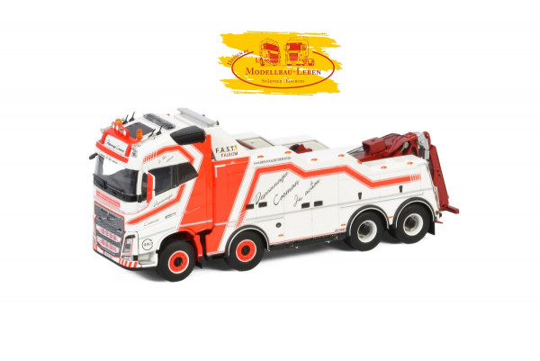 WSI 01-3294 Depannage Coeman; VOLVO FH4 Globetrotter 8X4 FALKOM Wrecker 1:50