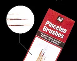 Vallejo 54999 Pinsel: Vallejo Brush Set Painter Toray (3) (0, 1, 2)