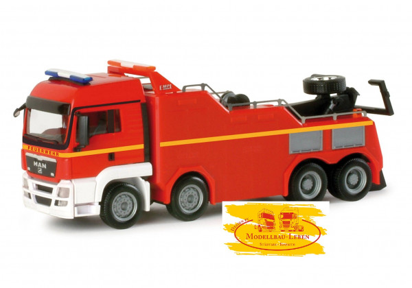 Herpa 156066 MAN TGS LX Empl Wrecker "Feuerwehr" Bergefahrzeug, Abschlepper, 1:87