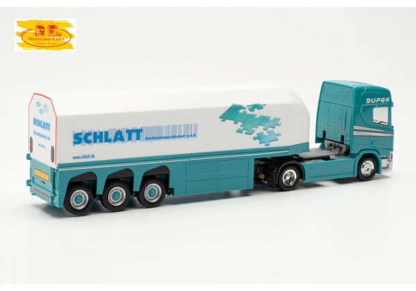 Herpa 314428 Scania CS 20 HD Innenlader-Sattelzug „Schlatt“