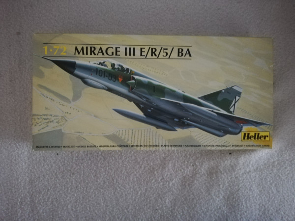 Heller 80323 Bausatz Mirage III E/R/5/ BA Maßstab 1:72