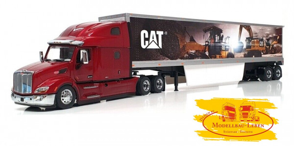 IMC 85665 Diecast Masters CAT Peterbilt 579 Day Cab + Trailer 1:50