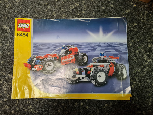 Lego 8454 Technic Flugfeldlöschfahrzeug mit 2 Anleitungen gebraucht