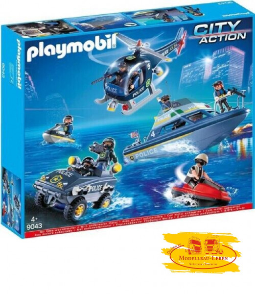 Playmobil 9043 City Action - Großer Polizei Spezialeinsatz Super Set NEU & OVP 114 Teile