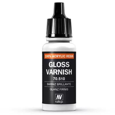 VA 70.510 Vallejo Model Color: 193 Glanzlack (Glossy Varnish), 17 ml (510)