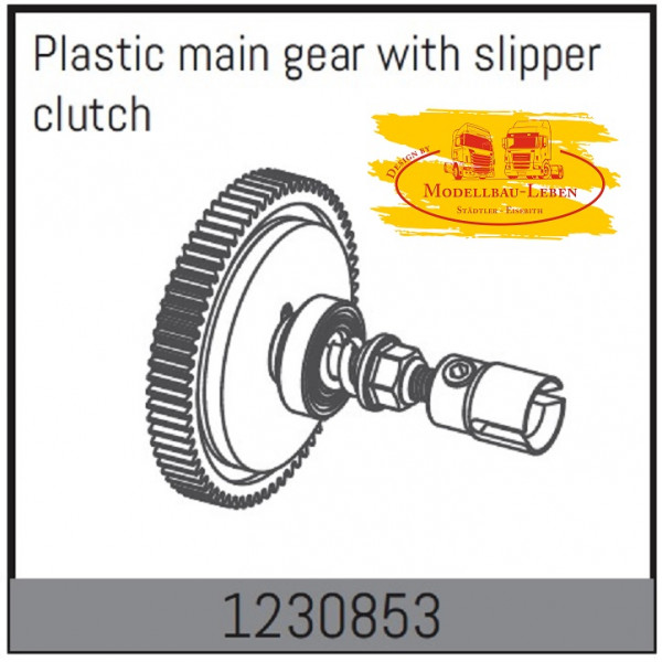 Absima 1230853 Slipperkupplung mit Hauptzahnrad