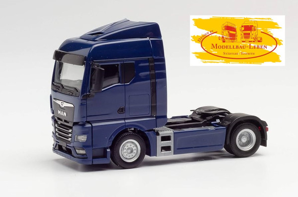 Herpa 315869 MAN TGX GM 2 achs blau