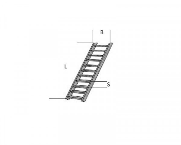 Krick 190662 - Plastruct STAS-4 Treppe 1:100 1 Stück