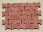 Miniaturbeton 06-004-051 H-Verbundpflastersteine, rot, 330 Stück, 1:14,5