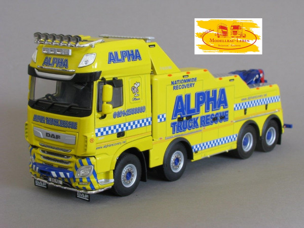 WSI 02-2784 MY2017 - DAF XF Super Space 530 (8x4) Heavy Recovery Truck Alpha Recovery 1:50