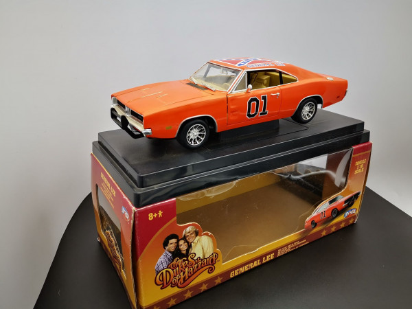 ERTL JoyRide 32485 - The Dukes of Hazzard General Lee Dodge Charger 1969 - 1:18 in OVP