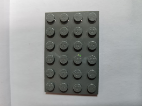 Noppenstein Platte 4x6 Noppen (Lego 3032) 1 Stück