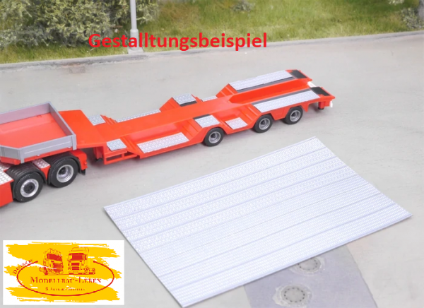 EM630 1:87 8x10cm Bleche für Fahrzeugtransporter je 7mm breit