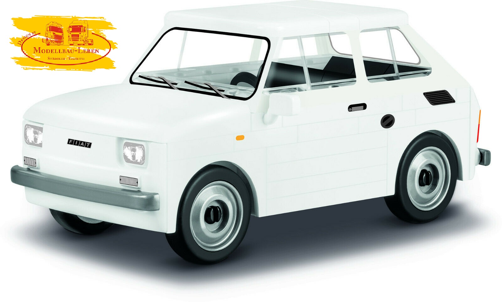 Cobi 24523 1972 Fiat 126 Prima Serie Youngtimer Collection Bausatz 71 Teile 