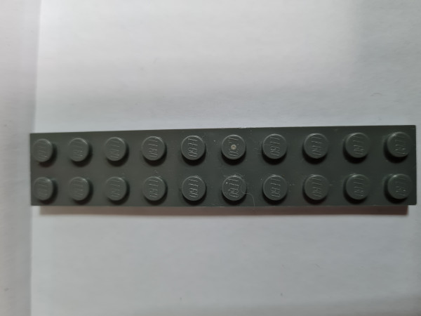 Noppenstein Platte 2x10 Noppen (Lego 3832) 1 Stück