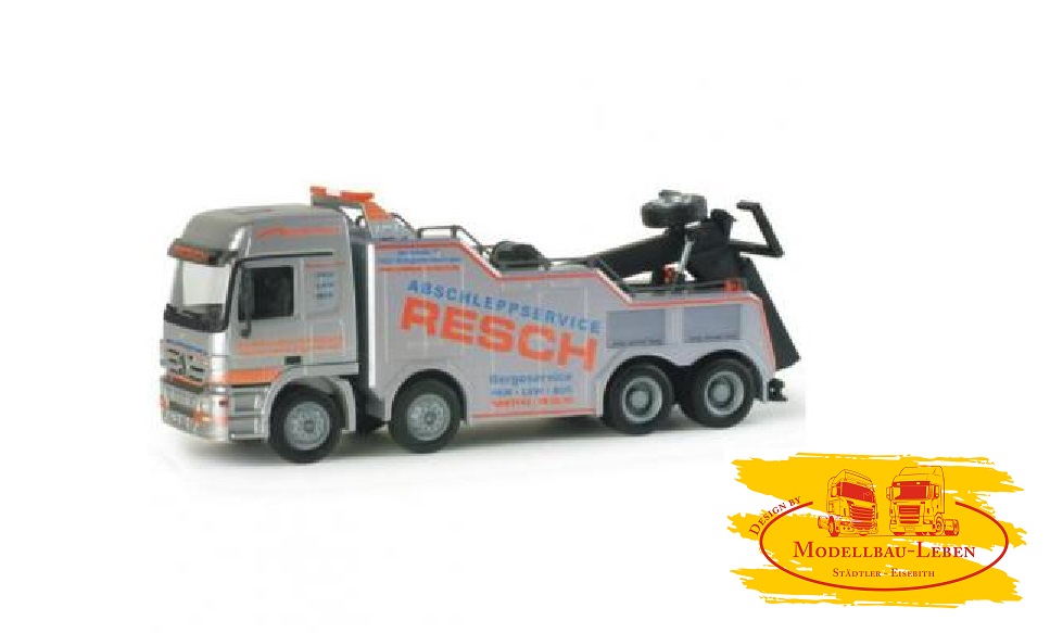 Herpa 155403 Mercedes-Benz Actros L 02 Empl Wrecker Resch 1:87