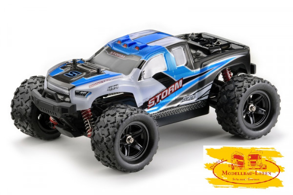 Absima 18006 - 1:18 EP Monster Truck "Storm" blau 4WD RTR