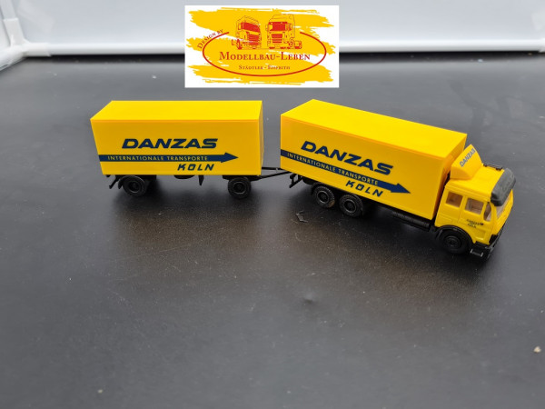 Herpa 045 MB SK Hängerzug Danzas