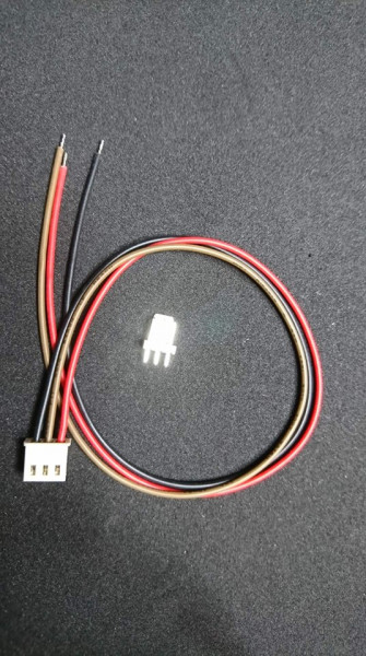 110802 - Verbindungskabel Microstecker / Kupplung 3 pol 1 Stück