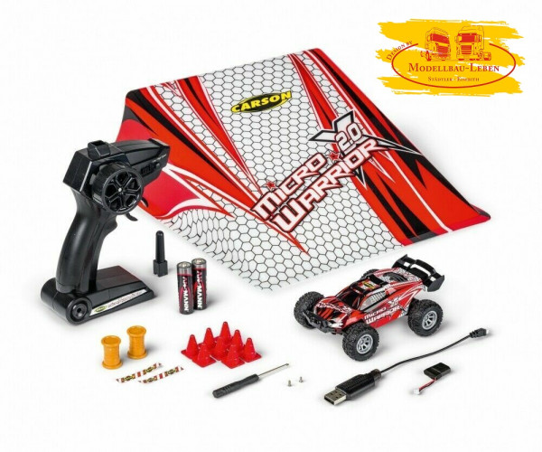 Tamiya Carson 500404225 1:32 RC Micro X-Warrior 2.0 2.4G 100% RTR