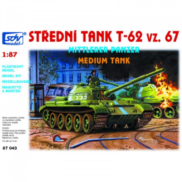 SDV Model 87043 Bausatz Panzer T62 vz. 67 Maßstab 1:87