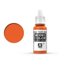 VA 70.851 Vallejo Model Color: 024 Reinorange (Bright Orange), 17 ml (851)