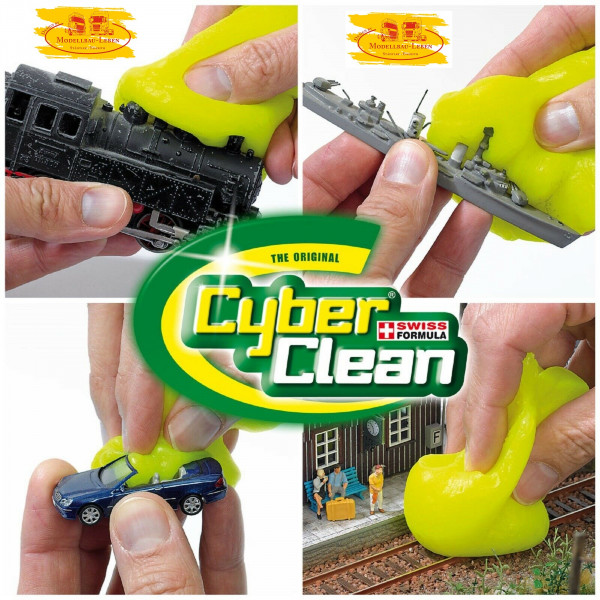Busch 1690 Cyber Clean® Modellbau-Reiniger, Reinigungknete 80g, Neu