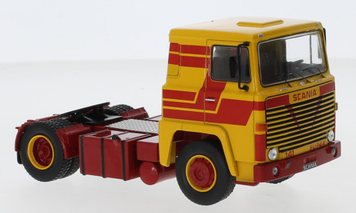 Ixo - TR075 Scania LBT 141, gelb/rot, 1976 - 1:43