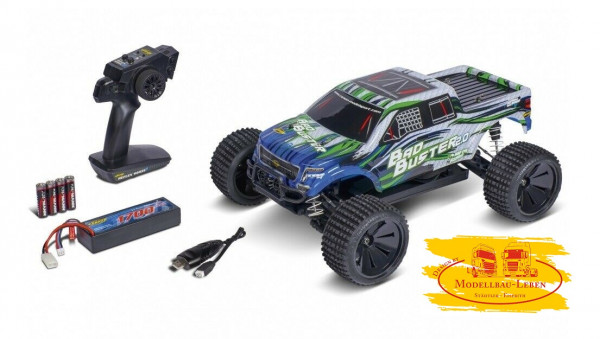 Carson 500402129 - 1:10 Bad Buster 2.0 4WD X10 2.4 GHz 100% RTR