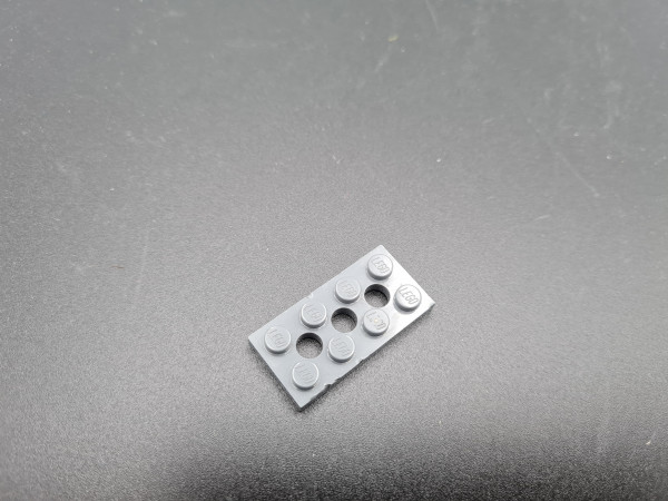 Noppenstein Platte 2x4 Noppen mit Löcher (Lego 3709) 1 Stück