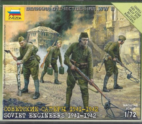 Zvezda 6108 - SOVIET ENGINERS 1941-1942 / 1:72