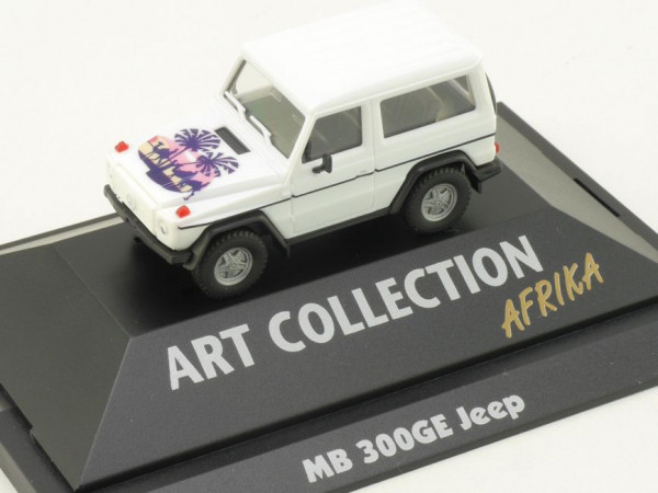Herpa 045209 Mercedes-Benz 300 GE Jeep Art Collection "Afrika" 1:87