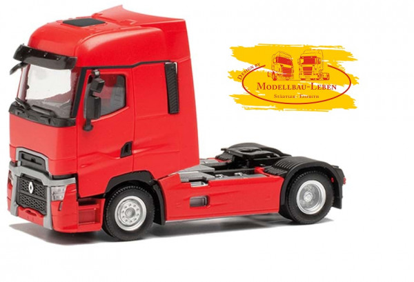 Herpa 315098 Renault T facelift Zugmaschine vollverspoilert, rot 1:87