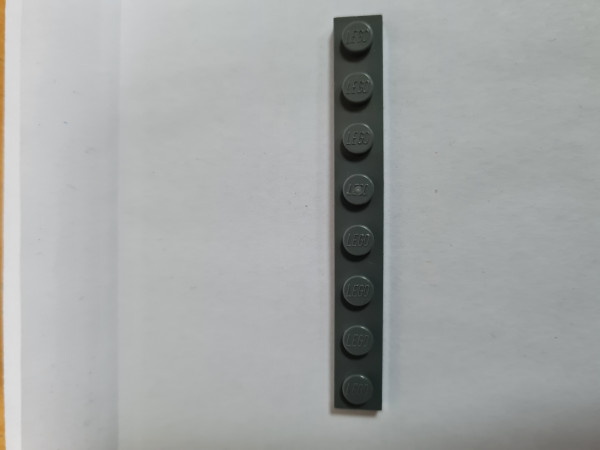 Noppenstein Platte 1x8 Noppen (Lego 3460) 1 Stück